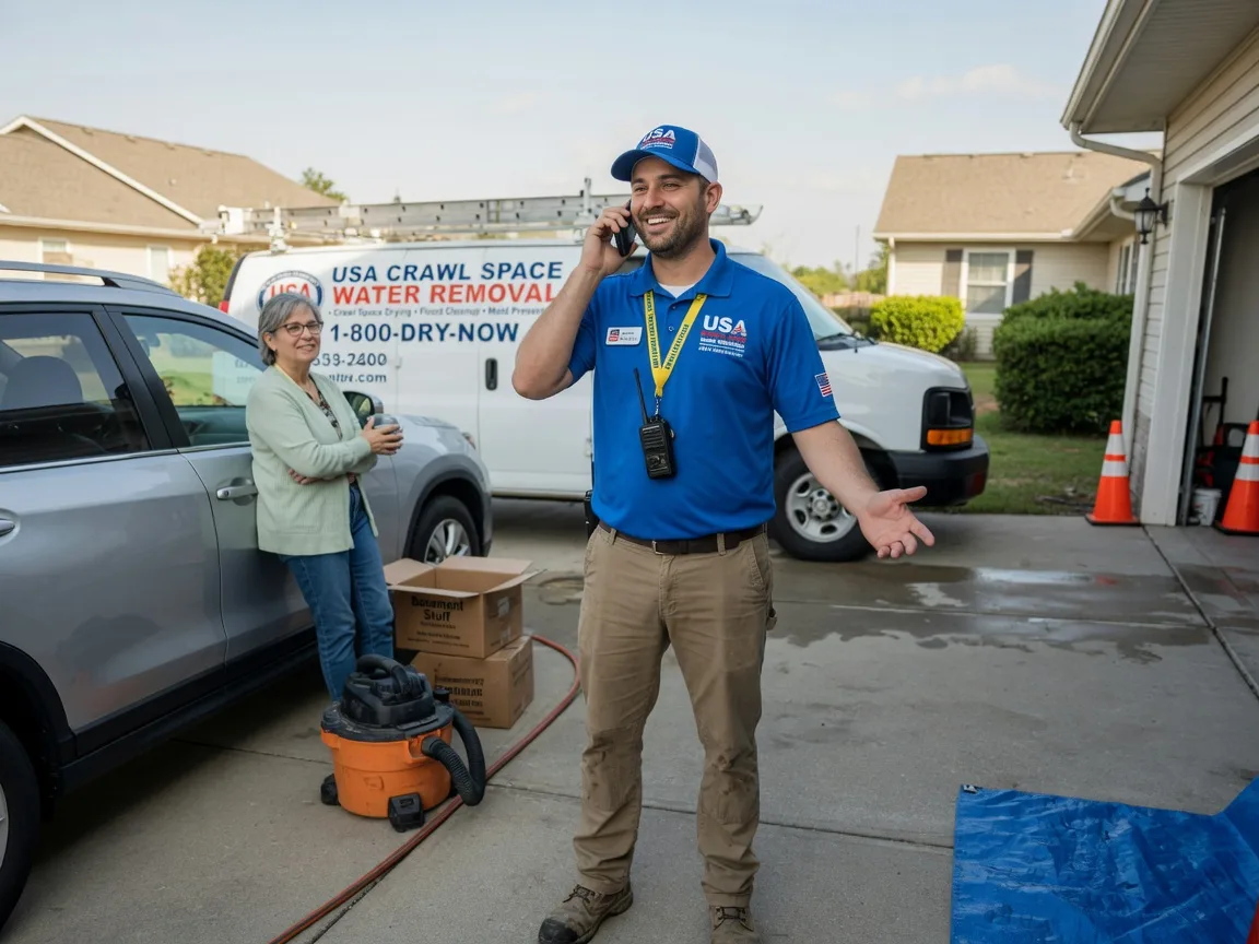 Crawl Space Water Removal Gloucester Point, VA FAQs